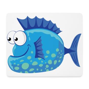 Fish George - Mouse Pad (horizontal) - white - Front