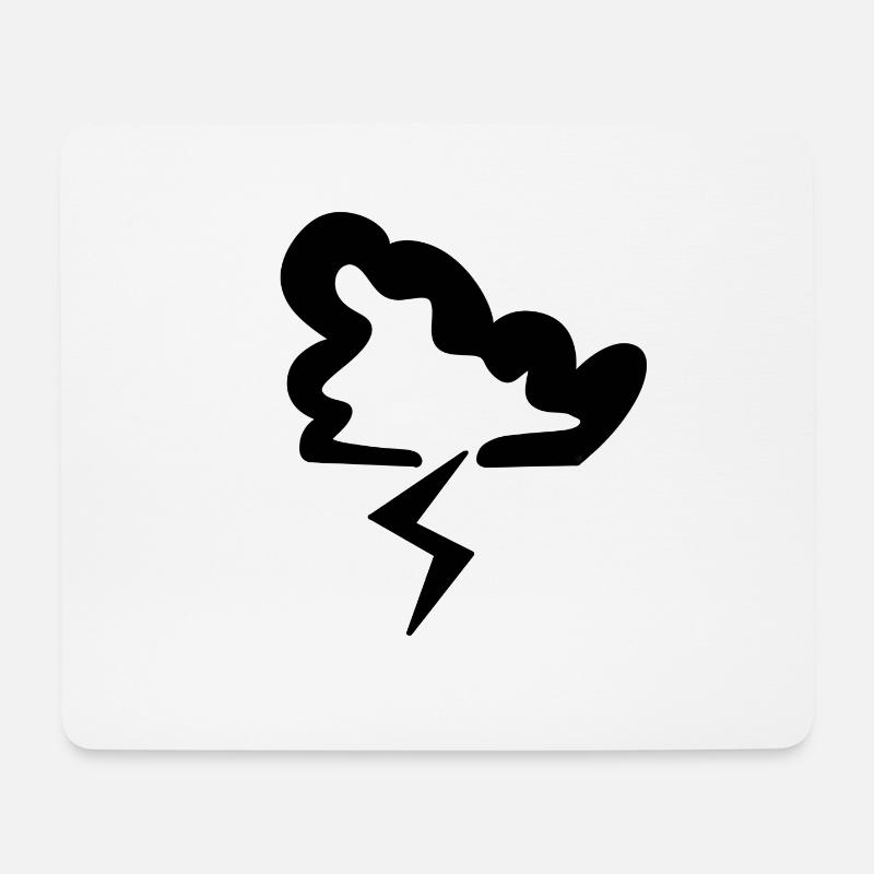 Stormy day - Mouse Pad (horizontal) - white
