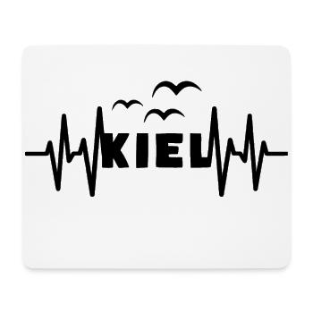 KIEL Herzschlag Hansestadt - Mousepad (Querformat) - Weiß - Vorne