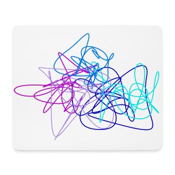 Krakel - Mousepad (Querformat) - Weiß - Vorne