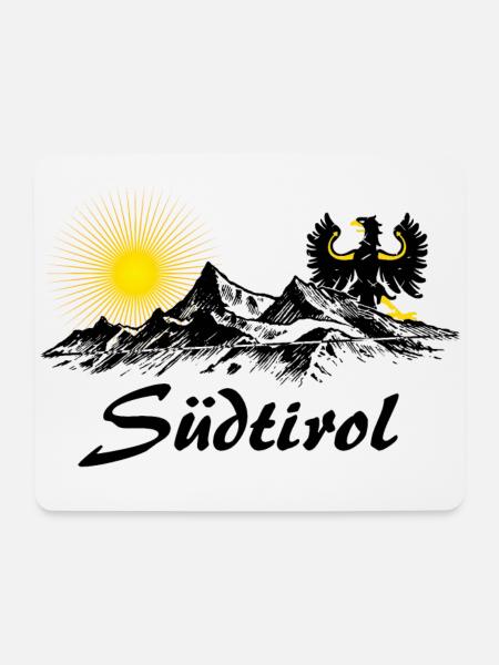Südtirol Design - Mousepad (Querformat) - Weiß