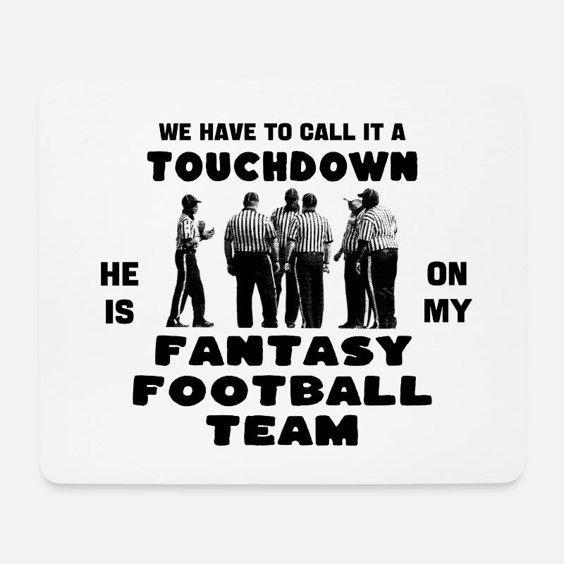 Das ist ein Touchdown American Football Geschenk - Mousepad (Querformat) - Weiß