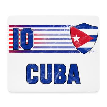 Cuba Soccer Team - Mouse Pad (horizontal) - white - Front