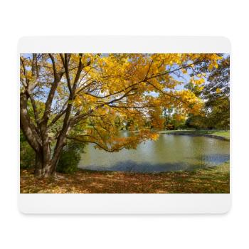 Les belles couleurs de l’automne - Tapis de souris (format paysage) - blanc - Devant