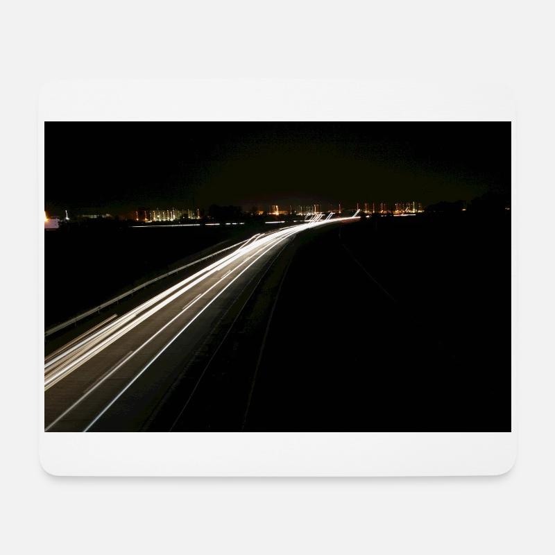 Speed - Mousepad (Querformat) - Weiß