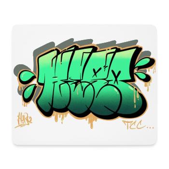 Throwup Graffiti - Mouse Pad (horizontal) - white - Front