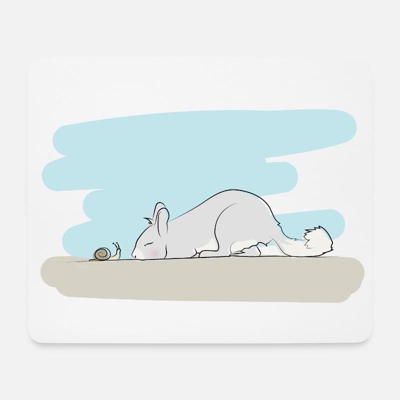 Illustrated design with Viscacha - Mouse Pad (horizontal) - white