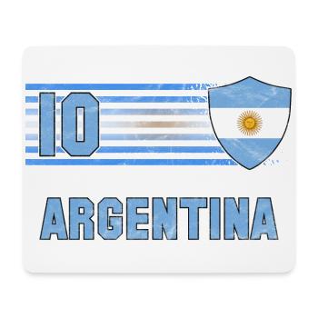Argentinien Fußball Mannschaft - Mousepad (Querformat) - Weiß - Vorne
