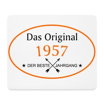 1957 - der beste Jahrgang - Mousepad (Querformat) - Weiß - Vorne
