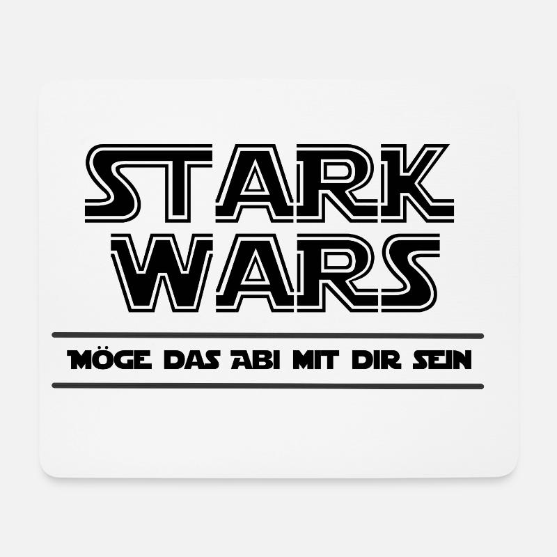 Stark wars - Mousepad (Querformat) - Weiß