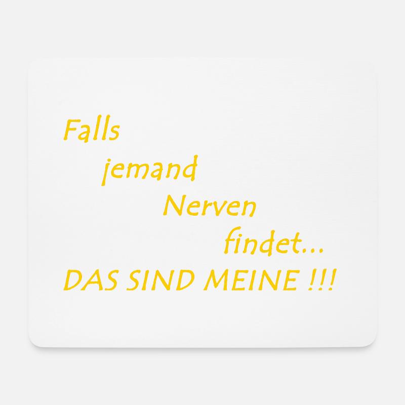 Funny saying - Mouse Pad (horizontal) - white
