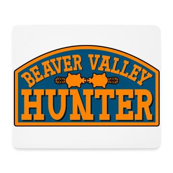 Beaver Valley Hunter Beaver Valley Hunter Men - Mouse Pad (horizontal) - white - Front