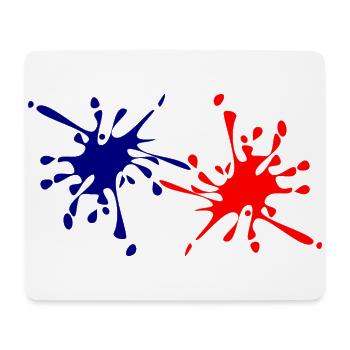 Bleu Blanc Rouge 2020 - Tapis de souris (format paysage) - blanc - Devant