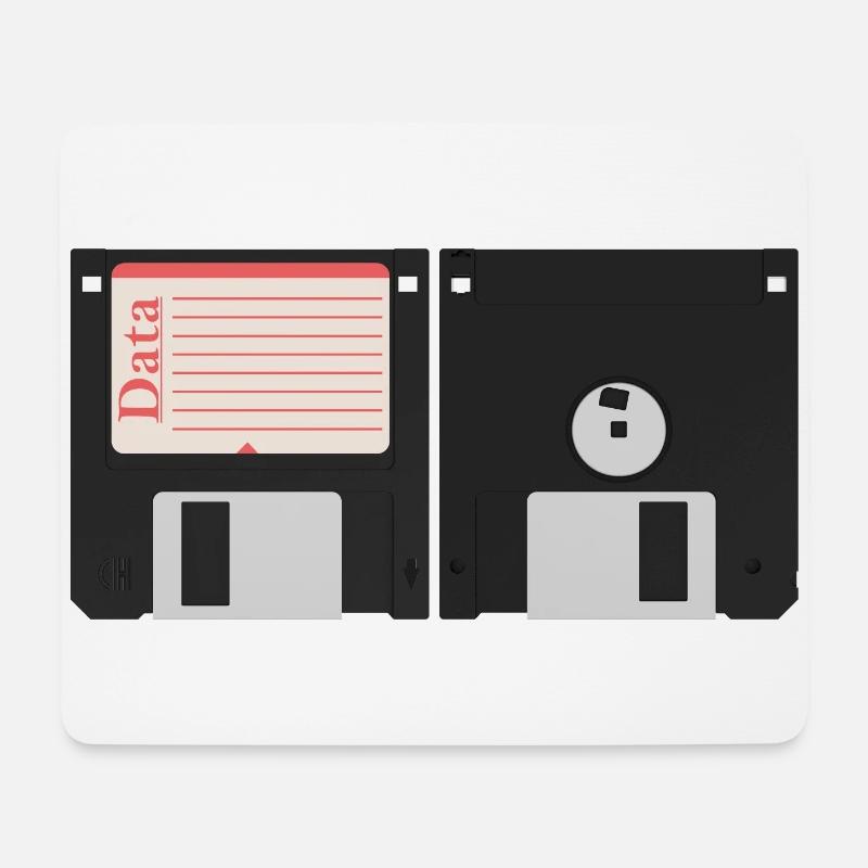 Computer diskette - Mouse Pad (horizontal) - white