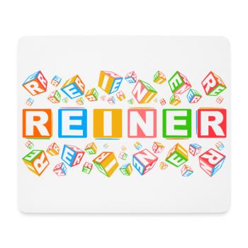REINER colourful cubes - Mousepad (Querformat) - Weiß - Vorne