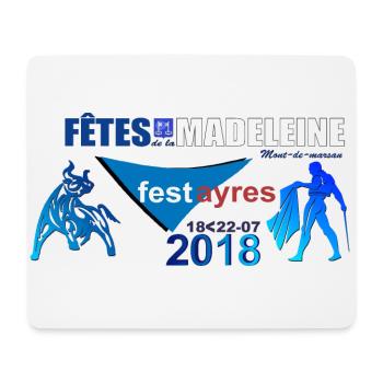 FESTAIRES 2018 - Tapis de souris (format paysage) - blanc - Devant