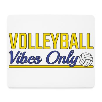 Ambiance volleyball uniquement - Tapis de souris (format paysage) - blanc - Devant