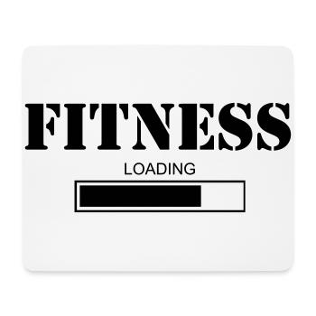 Fitness Fitness Outdoor Sport Gym - Tapis de souris (format paysage) - blanc - Devant