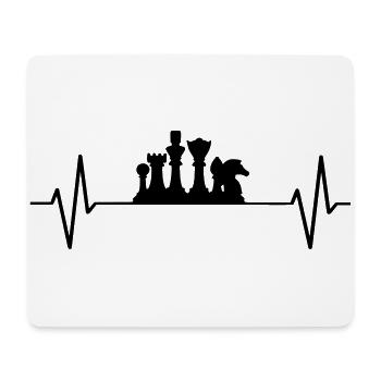 Chess - Mouse Pad (horizontal) - white - Front