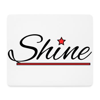 Shine - Mousepad (Querformat) - Weiß - Vorne