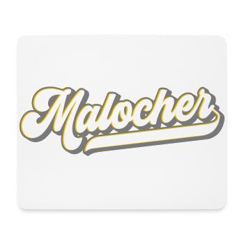 Malocher Arbeiter Worker | Farben änderbar - Mousepad (Querformat) - Weiß - Vorne