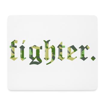 FischerS fighter. Camuflage Classic - Mouse Pad (horizontal) - white - Front