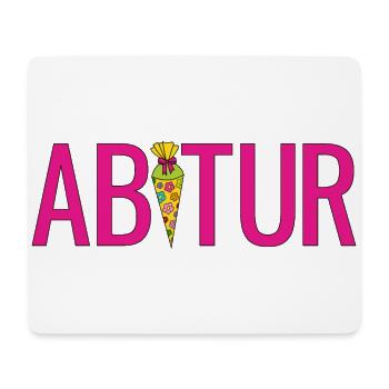 Abi Schultüte Gymnasium Tüte Zuckertüte Abitur - Mousepad (Querformat) - Weiß - Vorne