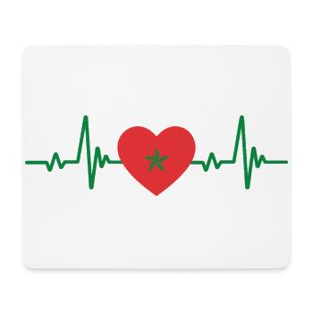Morocco Football Team Fan Gift Moroccan - Mouse Pad (horizontal) - white - Front