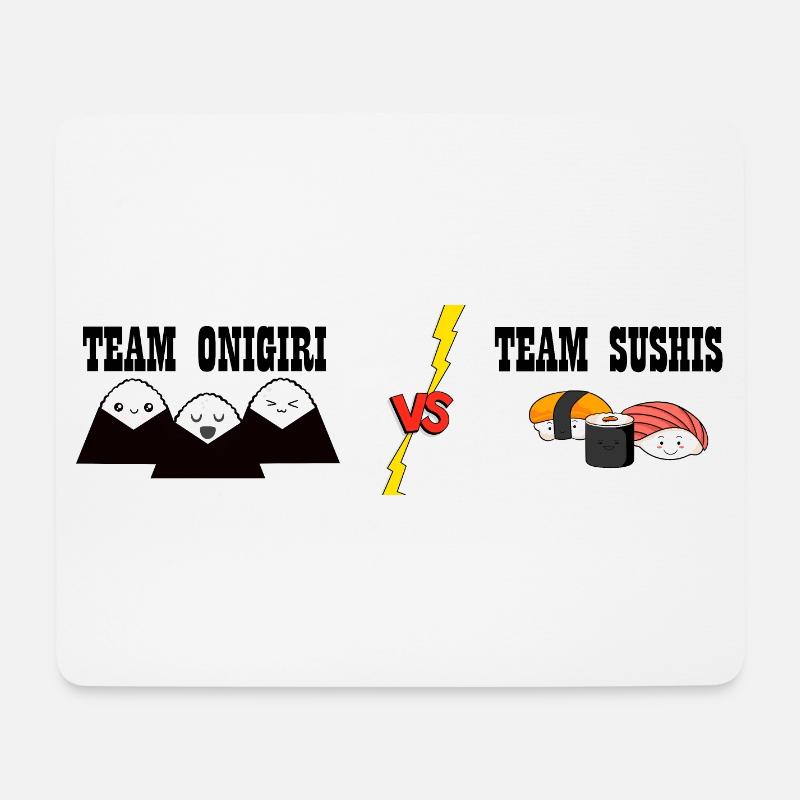 TEAM VS TEAM - Mousepad (Querformat) - Weiß