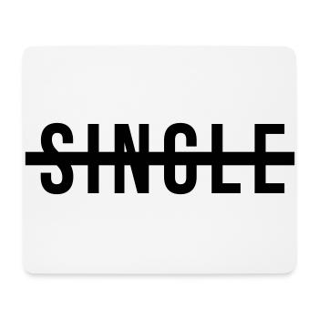 Kein Single mehr - Mousepad (Querformat) - Weiß - Vorne