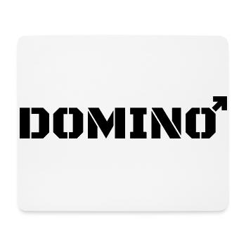 Domino instead of dominatrix - Mouse Pad (horizontal) - white - Front