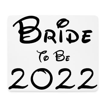 Bride sera 2022 Black Font - Tapis de souris (format paysage) - blanc - Devant