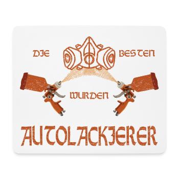 Die besten werden Autolackierer - Mousepad (Querformat) - Weiß - Vorne