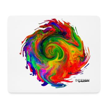 "Tornado2.4" by Acryl Galerie & Design - Mousepad (Querformat) - Weiß - Vorne