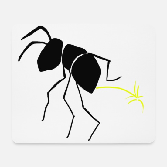 peeing ant comic gag funny pictures' Mouse Pad | Spreadshirt