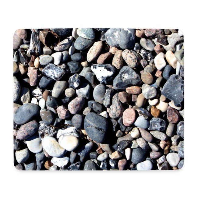 Küsten Steine am Strand