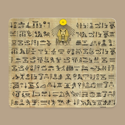 Ägyptische HIEROGLYPHEN - Mousepad (Querformat)