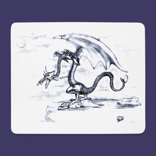 Dragon - Tapis de souris (format paysage)