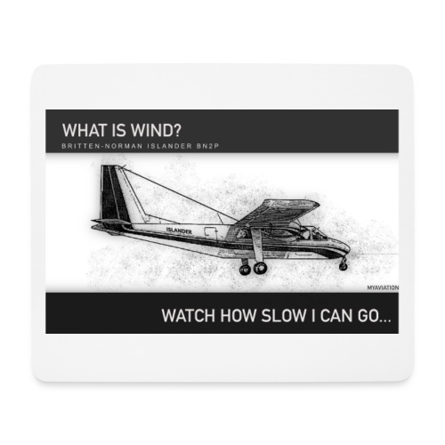 WHAT IS WIND? - Mousepad (Querformat)