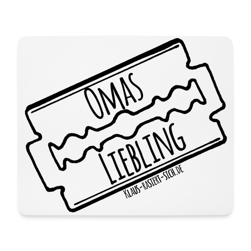 Omas Liebling - Mousepad (Querformat)