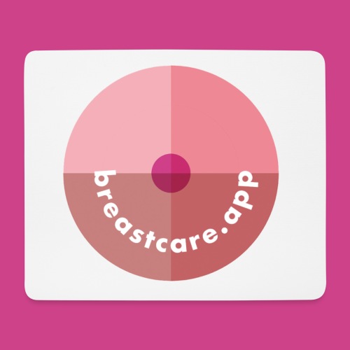 breastcare App Icon - Mousepad (Querformat)