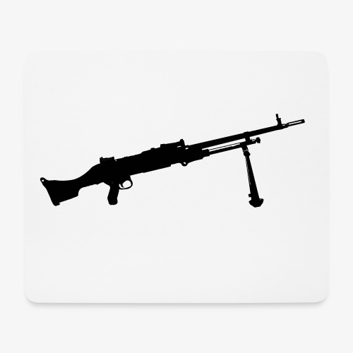 Machine Gun - Kulspruta 58B - FN MAG M240 - Musmatta (liggande format)