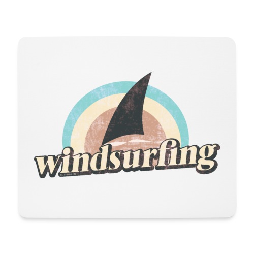 Windsurfing Retro 70s - Mouse Pad (horizontal)