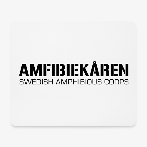 Amfibiekåren -Swedish Amphibious Corps - Musmatta (liggande format)