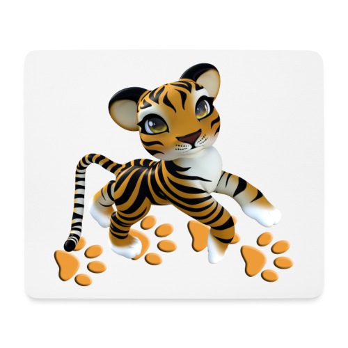 Kleiner Tiger - Mousepad (Querformat)