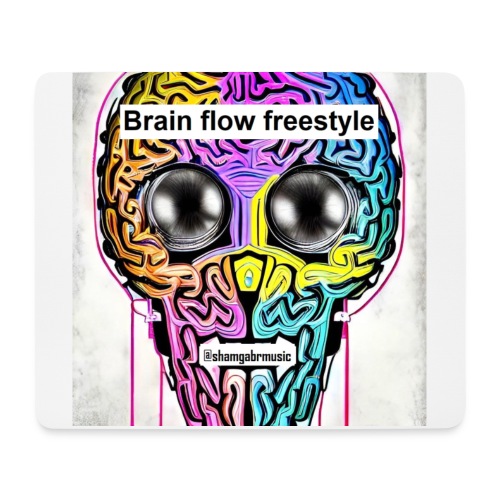 Brain flow freestyle - Mouse Pad (horizontal)
