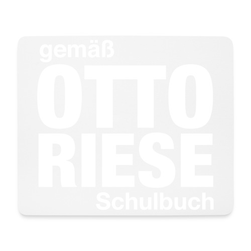 Gemäß Otto Riese Schulbuch - Mousepad (Querformat)