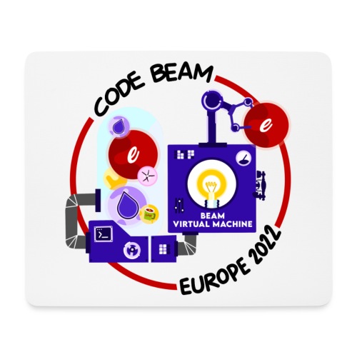 Code BEAM Europe 2022 - Podkładka pod myszkę (pozioma)