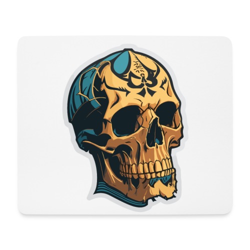 Cool Skull - Mousepad (Querformat)