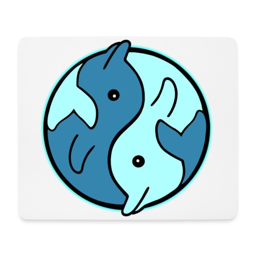 delphin yin und yang - Mousepad (Querformat)